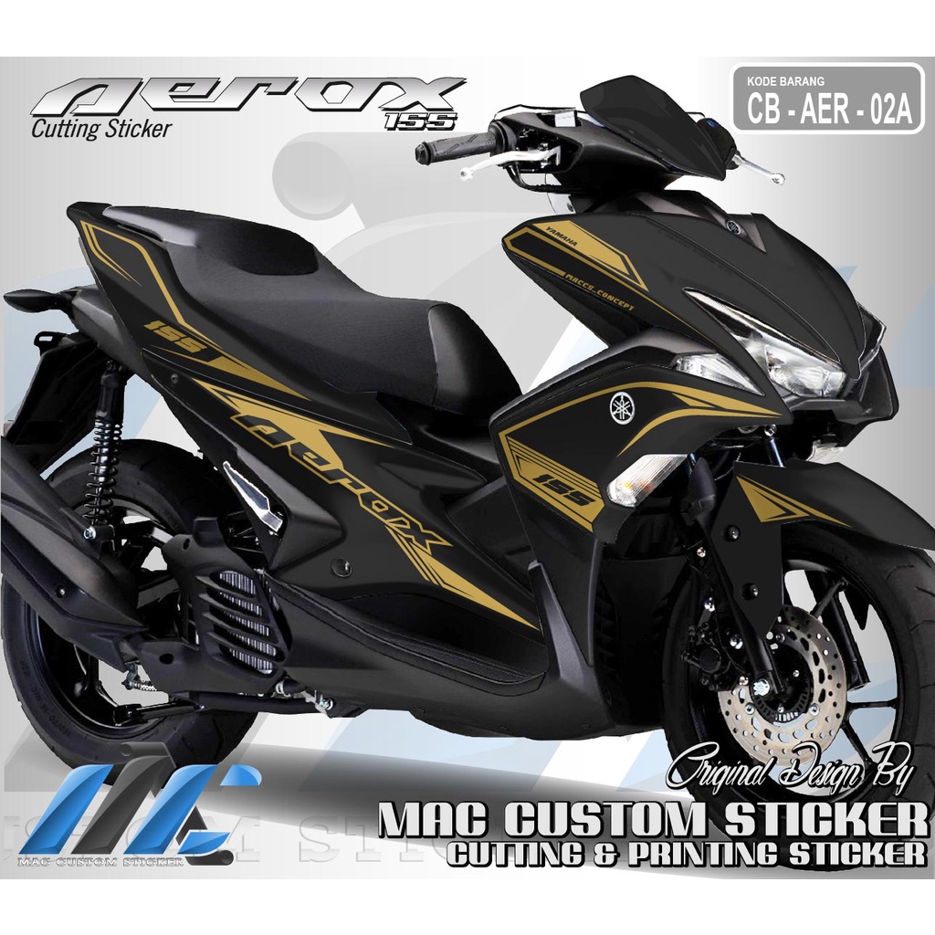 Jual CUTTING STICKER AEROX - CB AER 02 | Shopee Indonesia