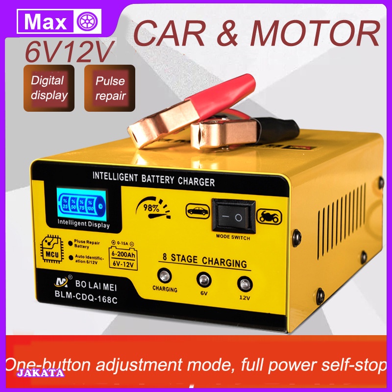 Jual Charger Aki Mobil Portable Otomatis Auto On Off Dan Motor Otomatis
