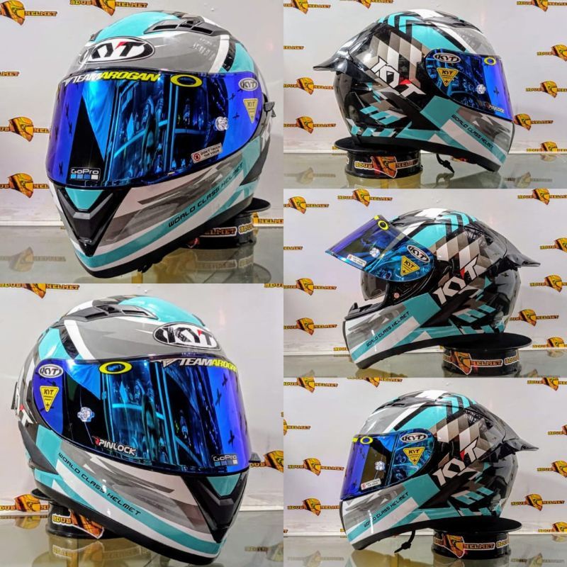 Jual Helm Kyt Falcon Fr Raid Black Fuxia Yellow Fluo Paket Ganteng Shopee Indonesia