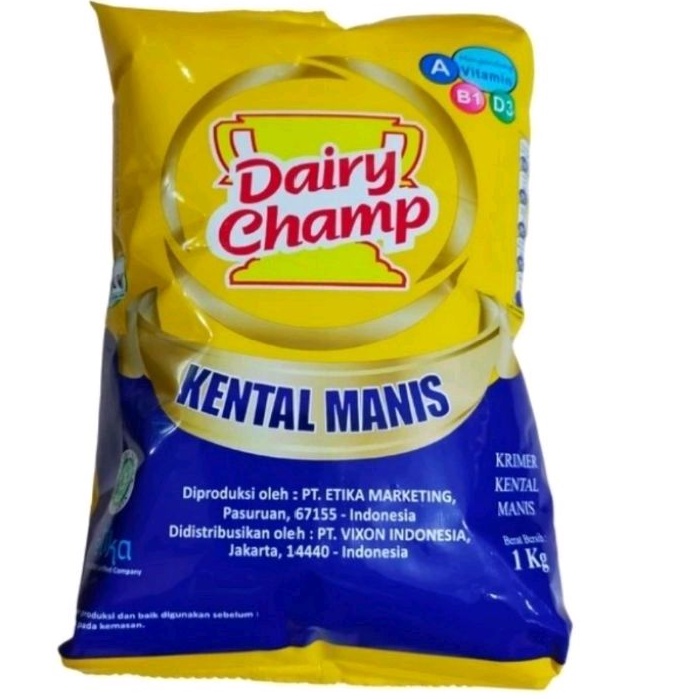 Jual Susu Kental Manis Dairy Champ 1 Kg Shopee Indonesia 2090