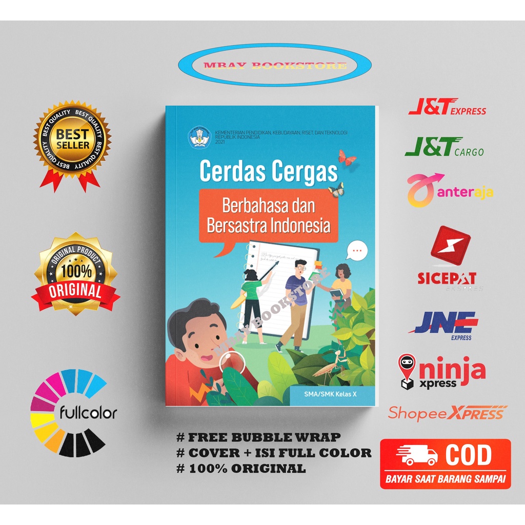 Jual Buku Siswa Bahasa Dan Bersastra Indonesia ( CERDAS CERGAS ) Untuk ...