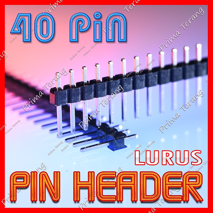 Jual Pin header lurus single row male silver plated 1 x 40 Pin | Shopee ...