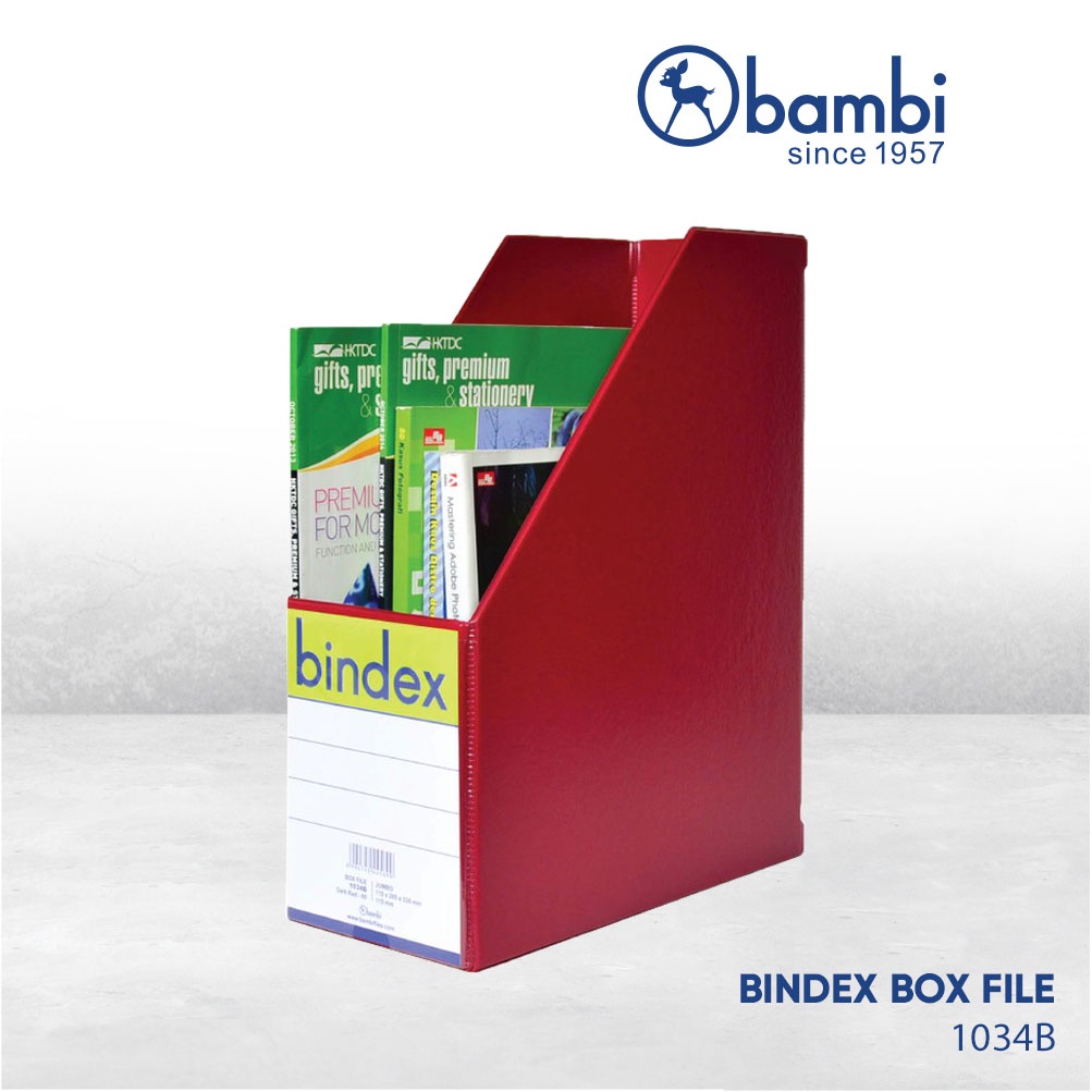 Jual Bindex Box Magazine File JUMBO 1034 - 69 DARK RED | Shopee Indonesia