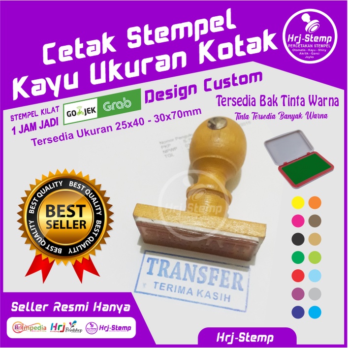 Jual Cetak Stempel Kayu Ukuran Kotak Stempel Kayu Desain Custom Suka Suka Shopee Indonesia