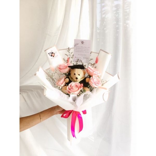Jual 5 Roses Bouquet / BUKET BUNGA MAWAR / BUKET ANNIVERSARY / BUKET ...
