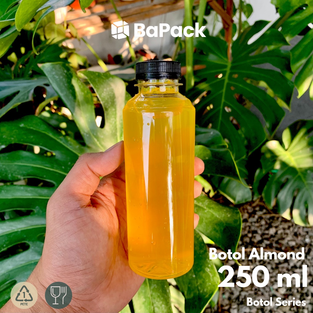 Jual PREMIUM STOCK !!! BOTOL ALMOND 250ml (SN) | Shopee Indonesia