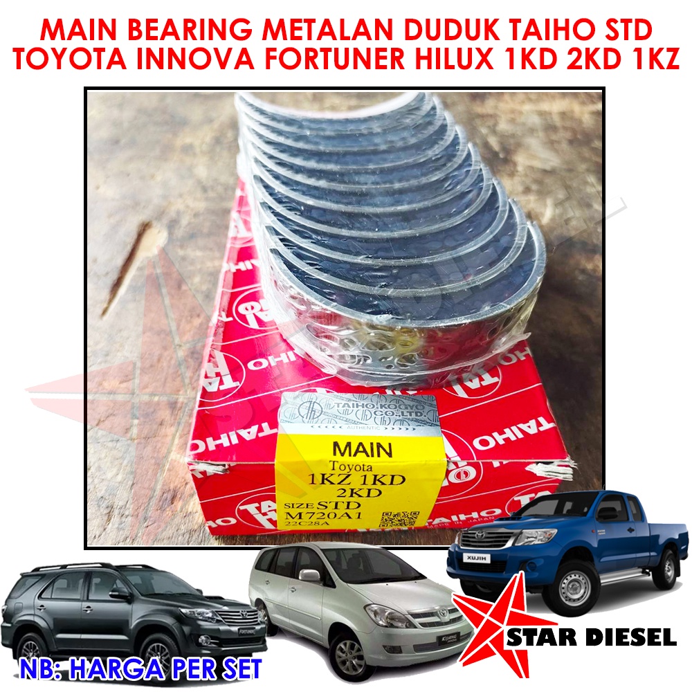 Jual Metalan Duduk Main Bearing Toyota Kd Mantalan Duduk Kd Mentalan