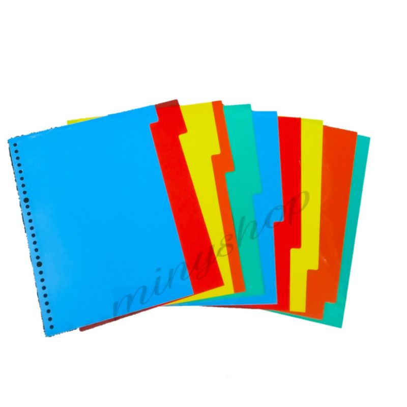 Jual Pembatas Binder B5 26 Ring A5 20 Ring Divider InterX Folder Mix ...