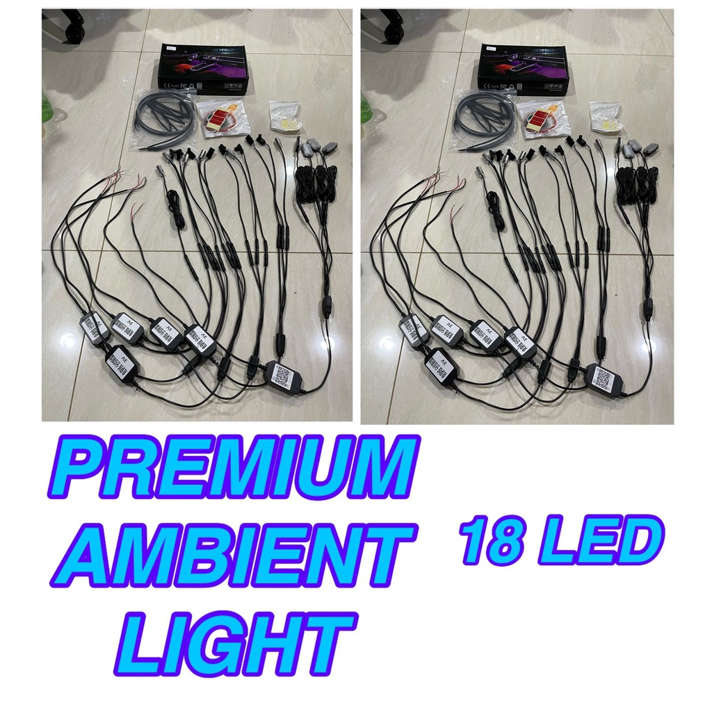 Jual AMBIENT LIGHT CAR PREMIUM RGB lampu led interior ambient mobil
