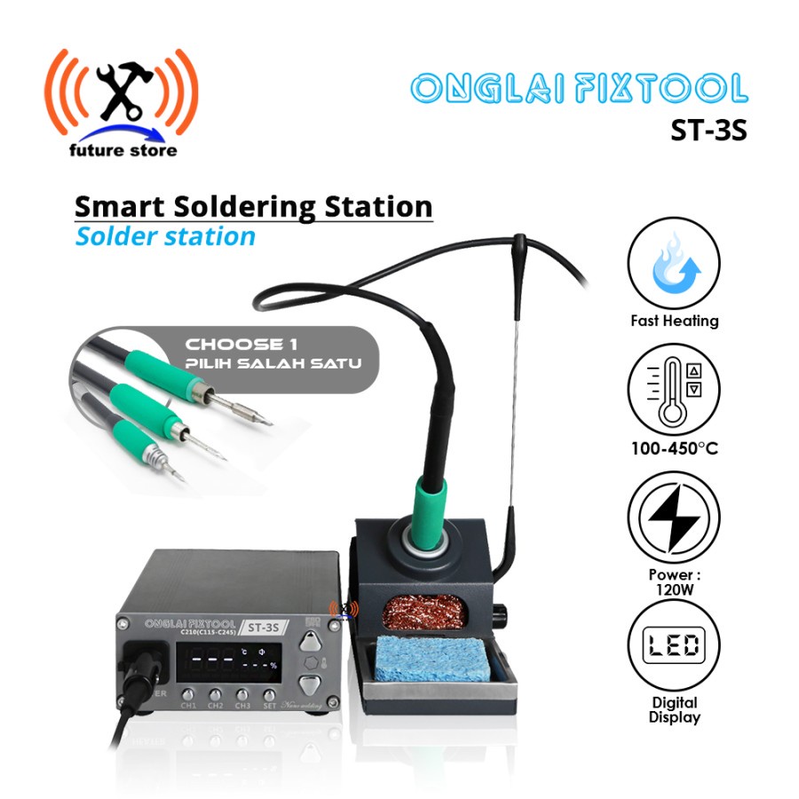 Jual Onglai Fixtool St S Solder Station Nano Channel C C C Handle T T T