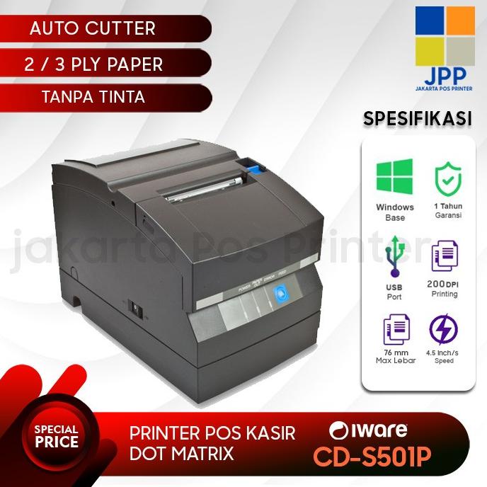 Jual Printer Pos Struk Dot Matrix Citizen Dotmatrix Cd S501p Shopee Indonesia 4441