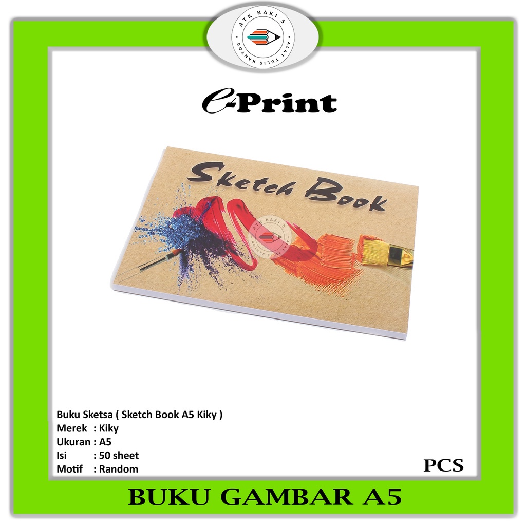 Jual KIKY - Buku Gambar Sketsa / Sketch Book A5 - Pcs | Shopee Indonesia