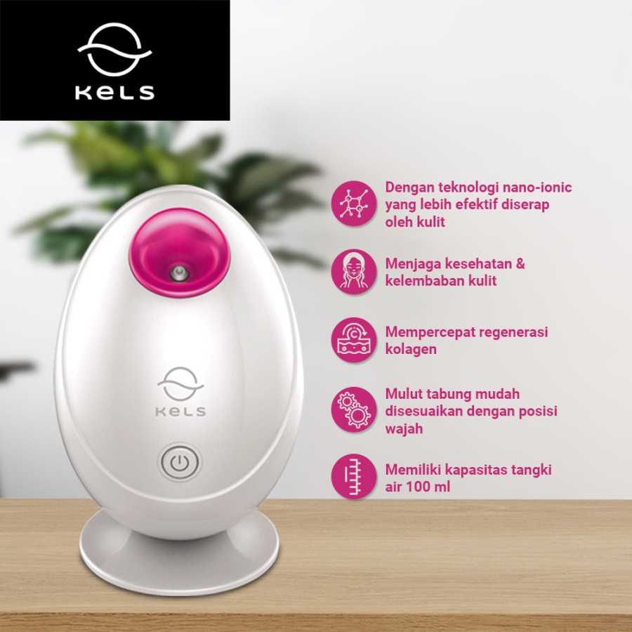 Jual Kels Prune Facial Steamer Putih Shopee Indonesia