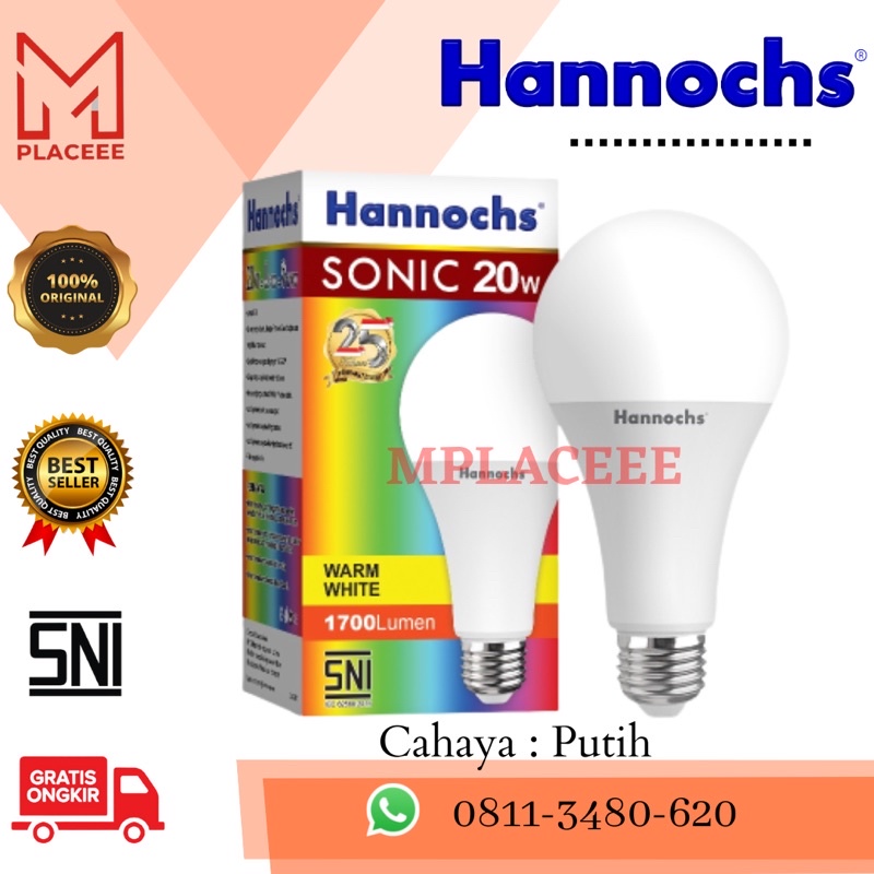 Jual Lampu Led Hannochs Sonic 20 Watt Harga Murah Promo | Shopee Indonesia