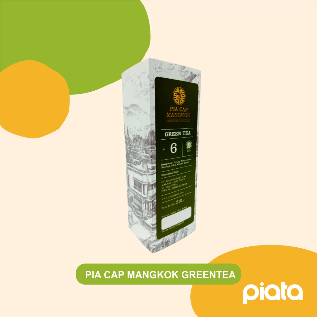Jual Pia Mangkok Khas Malang isi 6 Durian Keju Cokelat Kacang Hijau ...