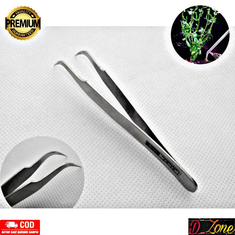 Jual Pinset Stainless Steel Laboratorium Aquatic Pinset Bengkok Pinset ...
