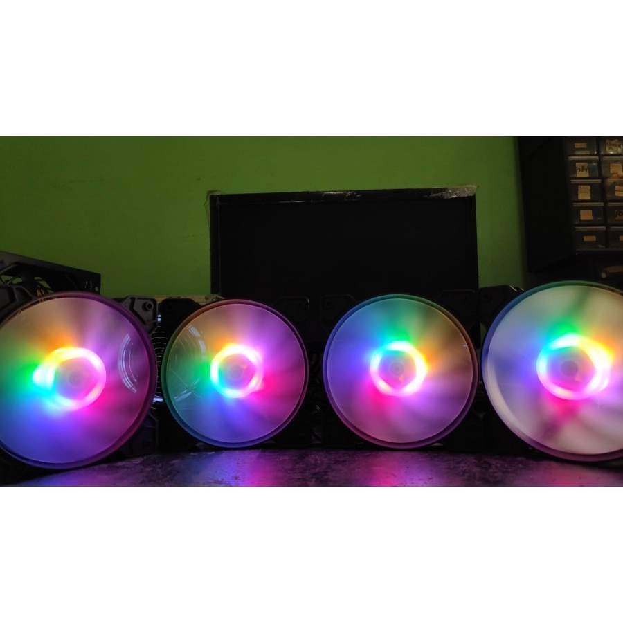 Jual Infinity Rainbow Dash V2 Tray RGB LED 120mm Fan Case Kipas Casing ...