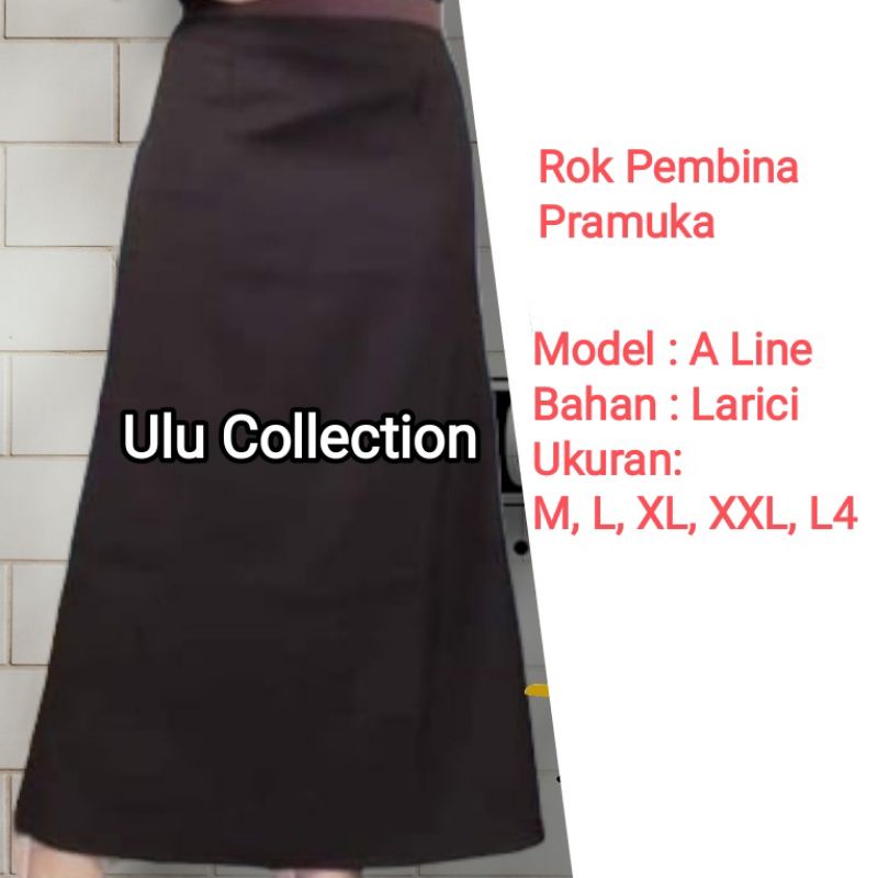 Jual Seragam Pramuka Dewasa Rok Coklat Model A Line Bahan Larici ...