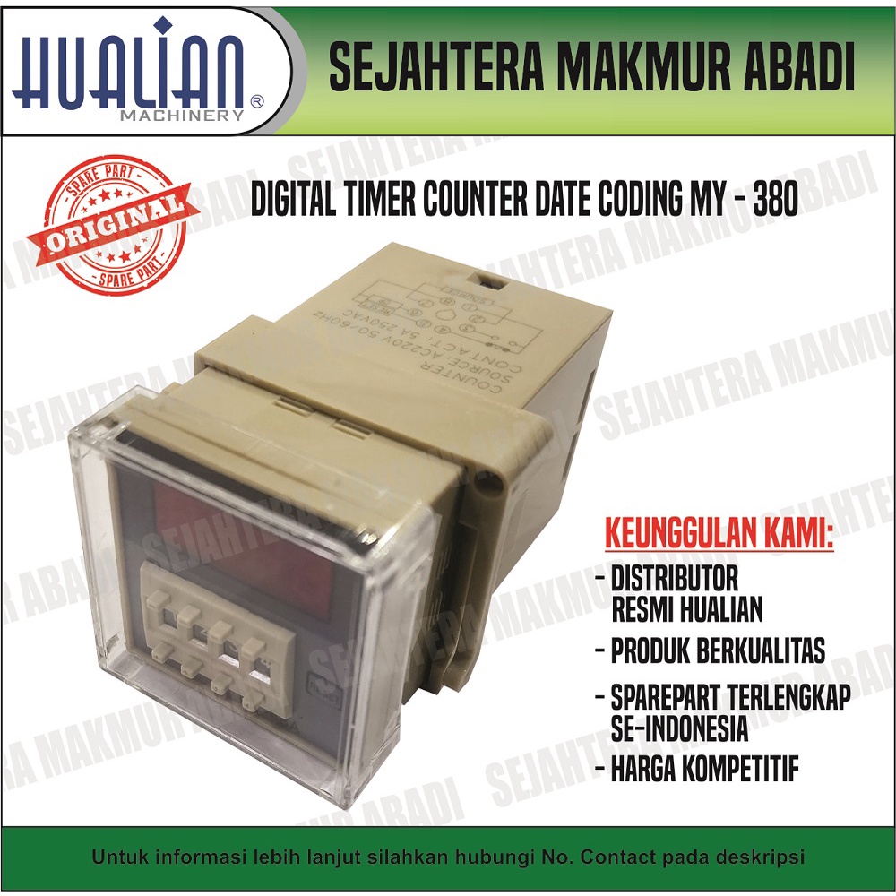 Jual Digital Timer Counter Date Coding MY - 380 F / W | Shopee Indonesia