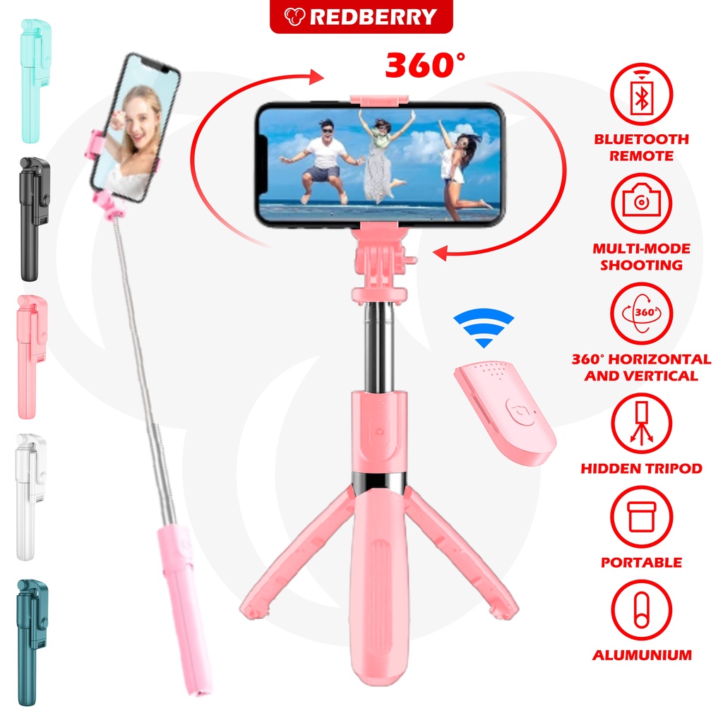Jual Tripod TONGSIS 3in1 R1 Bluetooth holder stand bracket HP remote ...