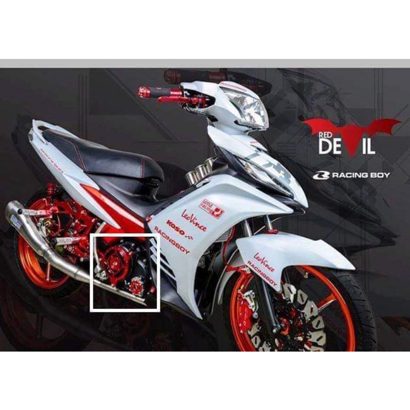 Jual cover mesin mx atau pelindung mesin mx rcb racing boy original ...