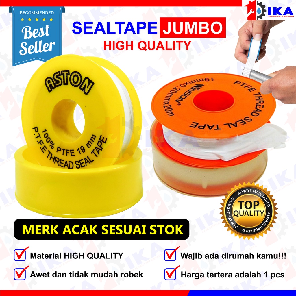 Jual Seal Tape Besar Jumbo Siltip Solasi Drat Tba Pipa Kran Air M