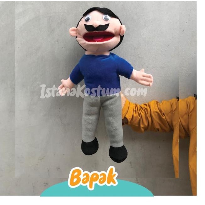 Jual Boneka Tangan Muppet 50cm Karakter Keluarga|Peraga Dongeng|Hand ...