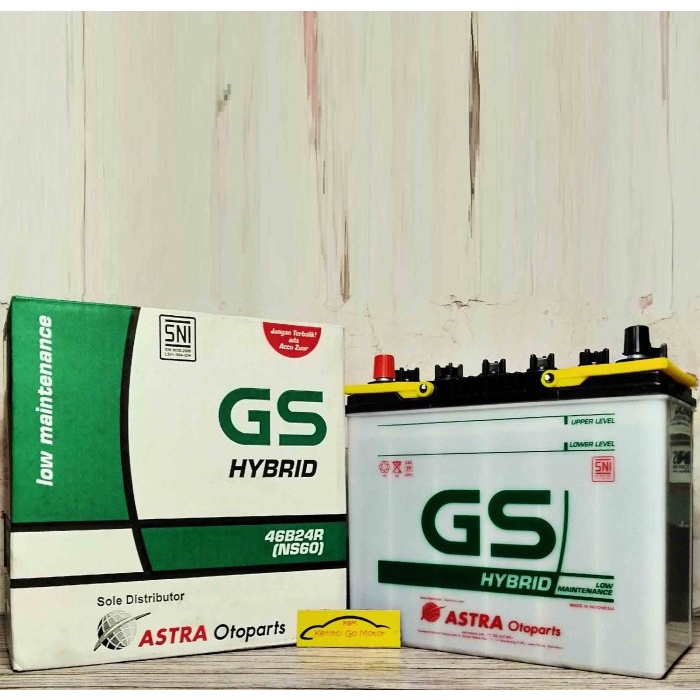 Jual AKI GS ASTRA HYBRID NS60 ACCU AKI GS HYBRID FEROZA TARUNA APV