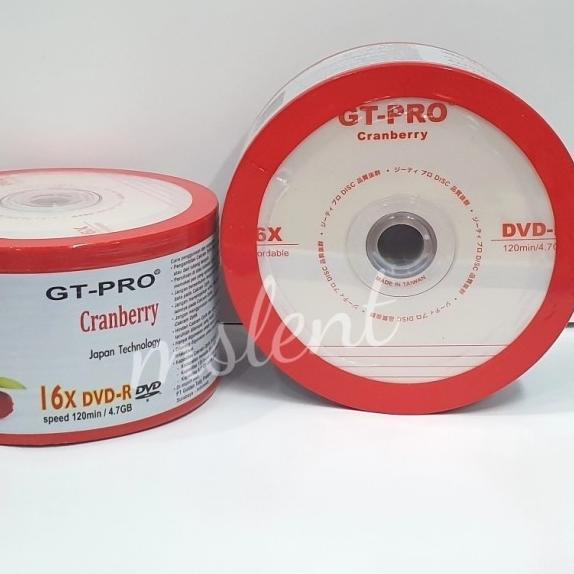 Jual DVD-R GT-Pro 16x Berries Spindle isi 50pcs | Shopee Indonesia