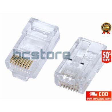Jual (COD) SAP Modular Plug RJ45 5-554720-5 LAN Connector Network ...