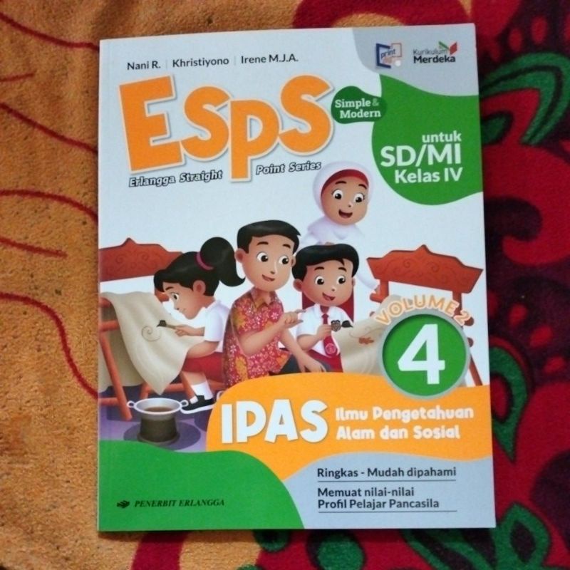 Jual ORIGINAL BUKU ESPS IPAS ILMU PENGETAHUAN ALAM DAN SOSIAL KELAS 4 ...