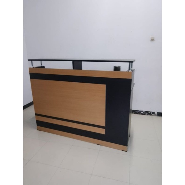 Jual MEJA KASIR AESTHETIC meja laundry / MEJA RESEPSIONIS / MEJA KERJA