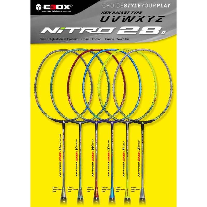Jual Raket Ebox Nitro 28 Gen ii Original | Shopee Indonesia