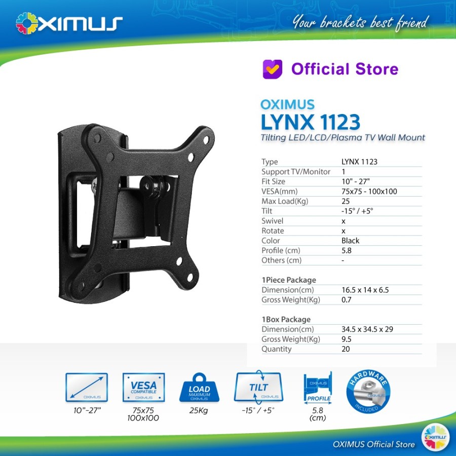 Jual BRACKET TV LED MONITOR 10