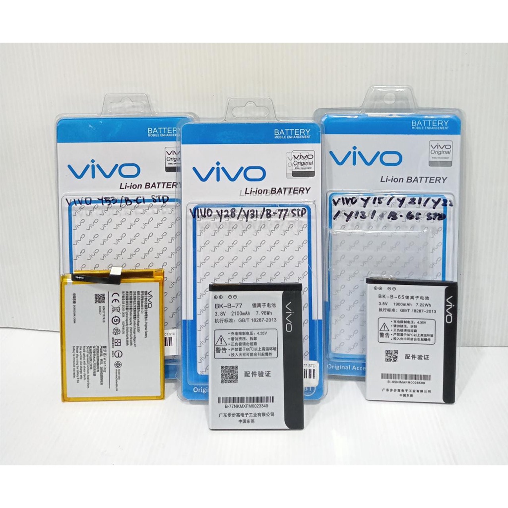 Jual Baterai Standar Vivo S1 S1 Pro B K3 V11 Pro B F0 V11 V11i Y97 B E8