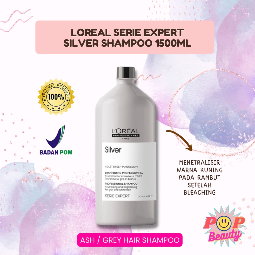Jual Loreal Silver Expert Series Shampoo Conditioner For Grey / White