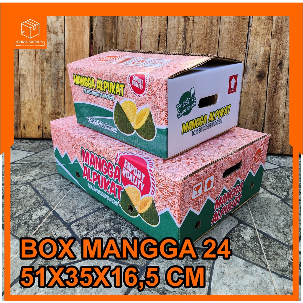 Jual Box Buah Mangga Isi Uk X X Cm Box Buah Kardus Kemasan Packing Kardus