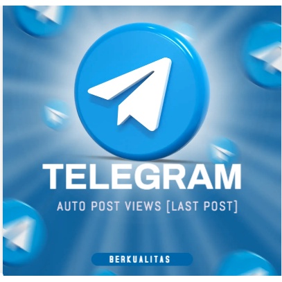Jual telegram auto post view (100 postingan terakhir-30 hari) | Shopee ...