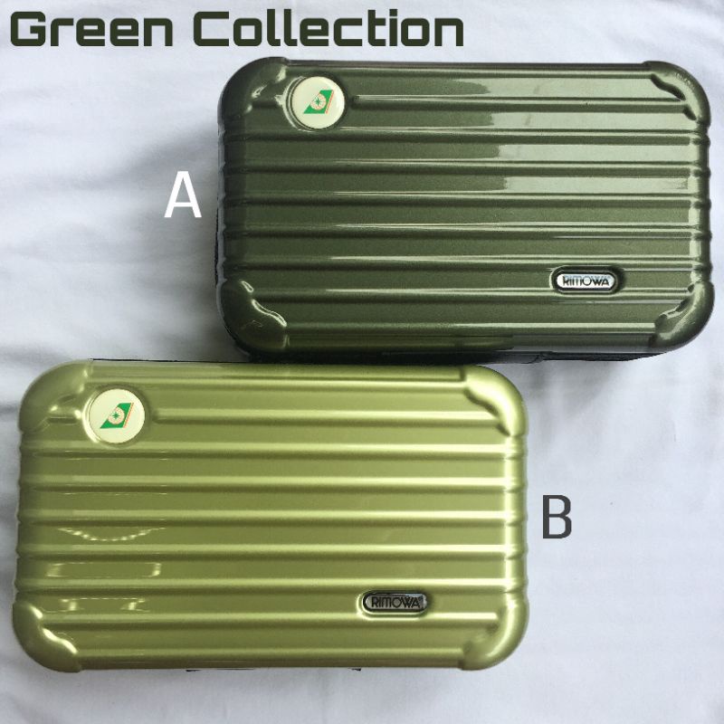 Jual RIMOWA CASE Green ~ Eva Air Amenity Kit / Travel Kit Original ...