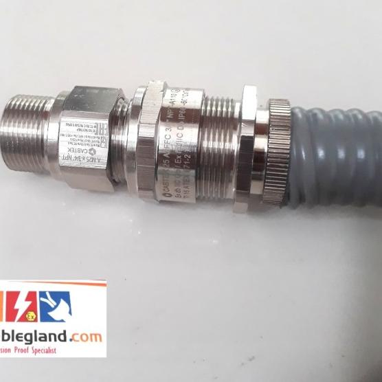 Jual Cable Gland Explosion Proof CABTEK for Flexible Conduit A2FFC M20 ...
