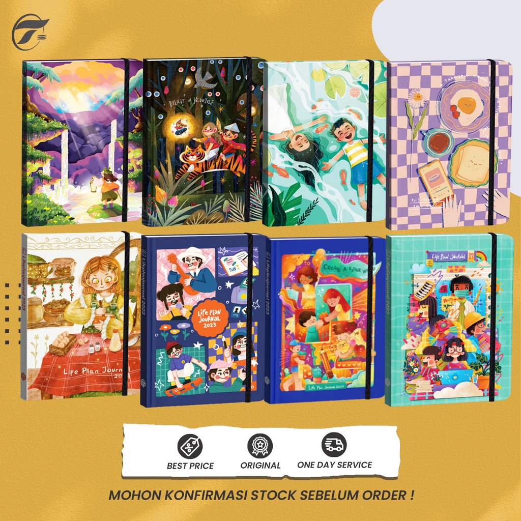 Jual NOTE BOOK A5 GRID // LIFE PLAN JOURNAL | Shopee Indonesia