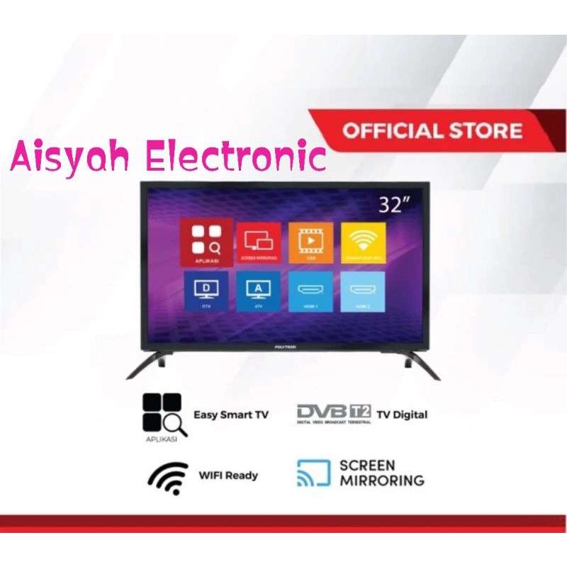 Jual Smart Tv Polytron Inch Digital Tv Garansi Tahun Shopee