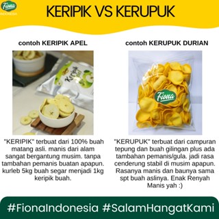 Jual Fiona Paket Hemat Pcs Keripik Dan Kerupuk Buah Apel Nangka Salak Durian Anggur