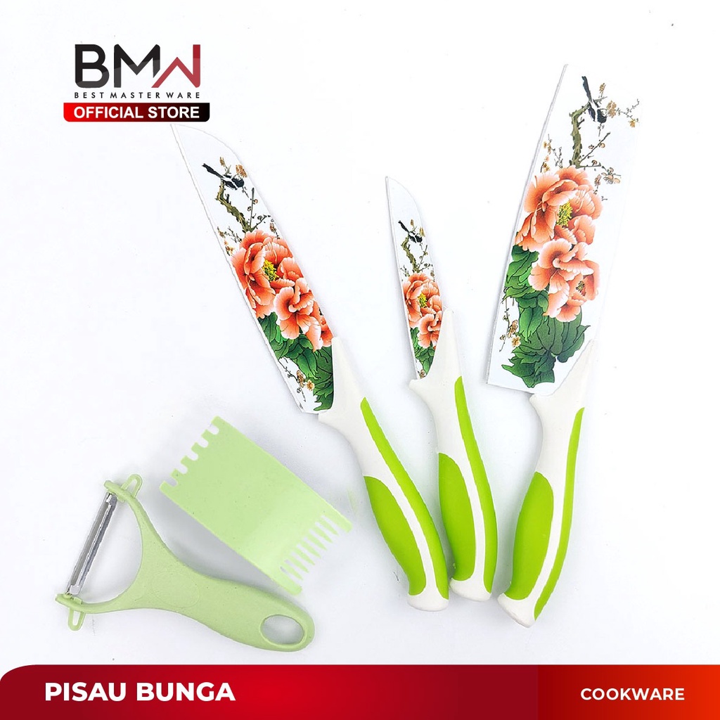 Jual BMW Kitchen Ware - Pisau Dapur Set Tajam Pisau Set 5in1 Motif ...