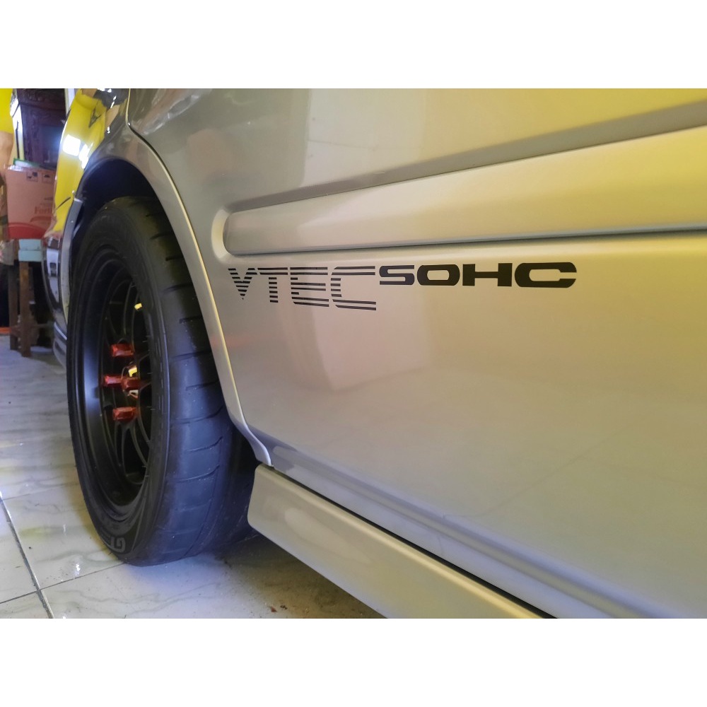 Jual Stiker VTEC SOHC Cutting Sticker mobil Vthcec Sohc | Shopee Indonesia