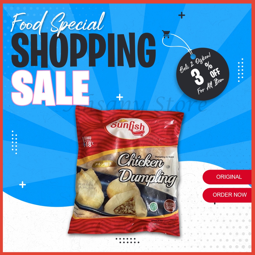 Jual Sunfish Dumpling Ayam Frozen Food Makanan Beku Murah Lainnya 500gr ...