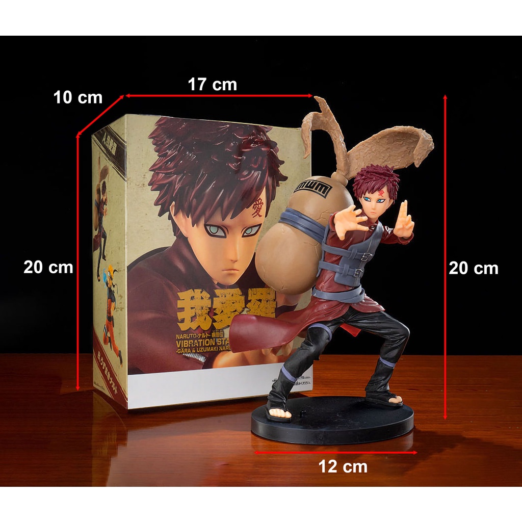 Banpresto Sasuke Uchiha Naruto - Vibration Stars (Gaara & Uchiha Sasuke), 14 cm - BP28551P Multicolore, ideale per i fan degli anime
