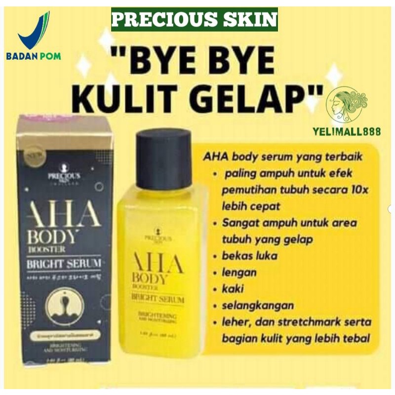 Jual Precious Skin Thailand AHA Brightening & Whitening Booster Body ...