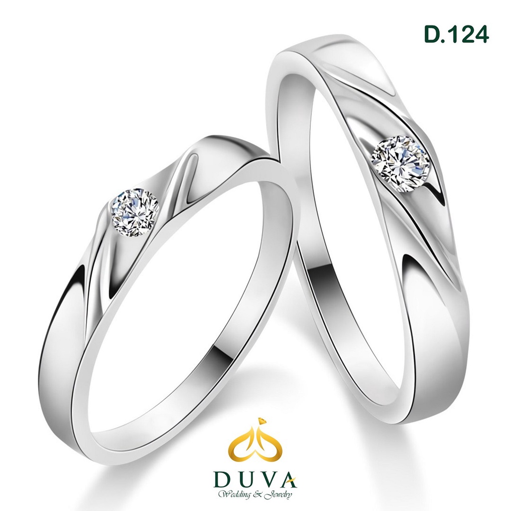 Jual Cincin Kawin Nikah Tunangan D.124 Couple Perak Sterling Silver 925 ...
