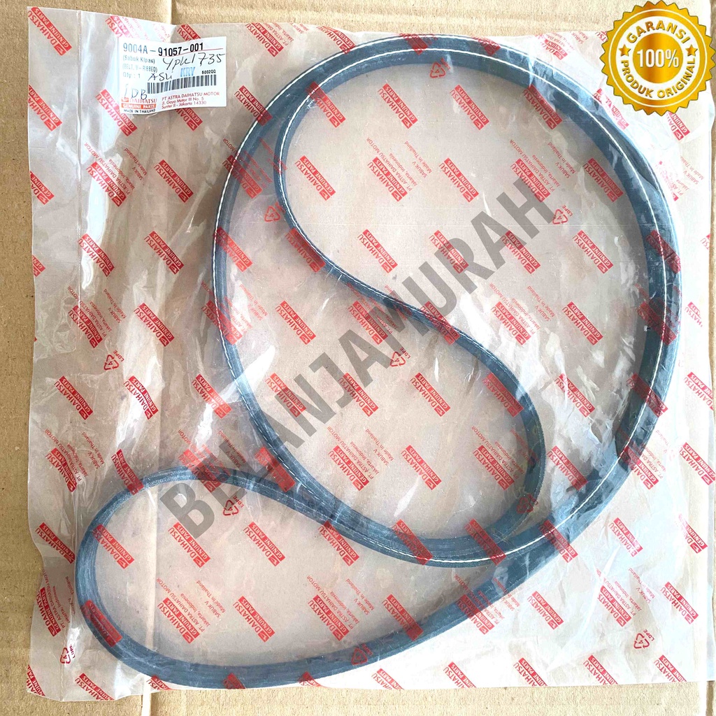 Jual Fan Belt / Van V Belt Tali Kipas 9004A91057 Avanza Xenia All New / Veloz 20122015 1300cc